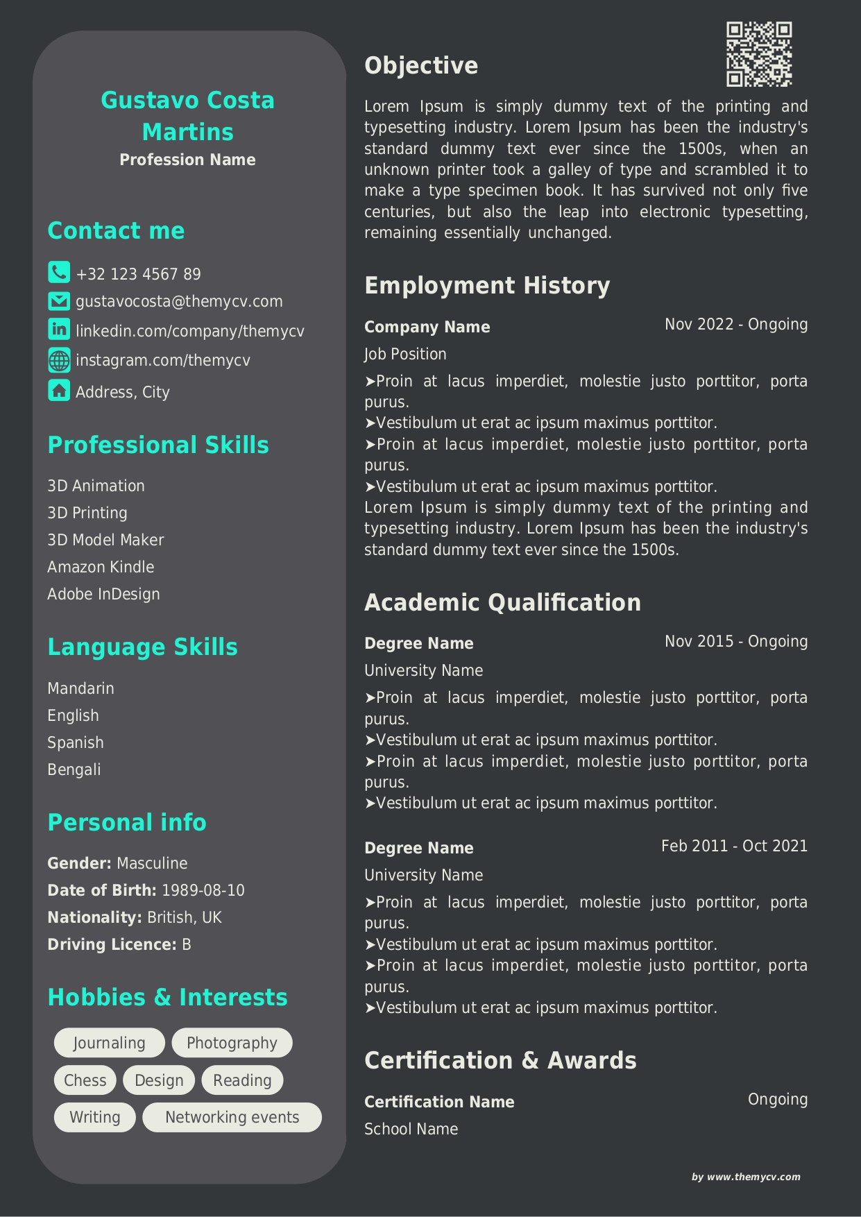 The my CV